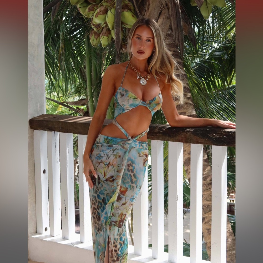 Meilani Floral Maxi Dress Amazonia - Picture 7 of 8